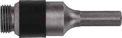 TECWERK Diamantbohrkrone Adapter HEX passend für Bohrfutter 13 mm Länge 87 mm Sc