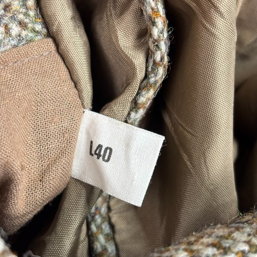 Harris Tweed Jacket Adult 40 Long Brown Country Hunting Outdoor Blazer Mens* - Picture 13 of 20