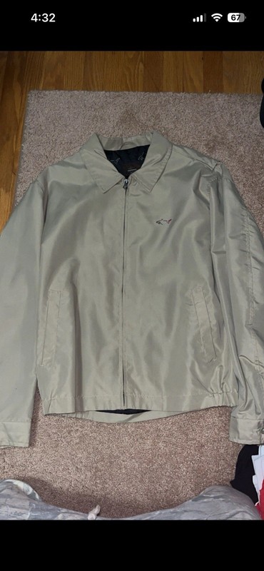 Greg Norman Mens Golf Lightweight Windbreaker Jacket Full Zip  Size L