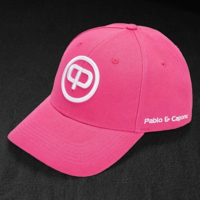 Pablo & Capone Baseball Cap - Pink & White