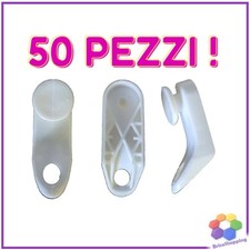 Ganci Scorrevoli Per Binario Bastone Da Tenda Ricambio In Plastica 50 Pezzi