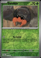 Dwebble Reverse Holo Common SV10: Destined Rivals 011/182 NM