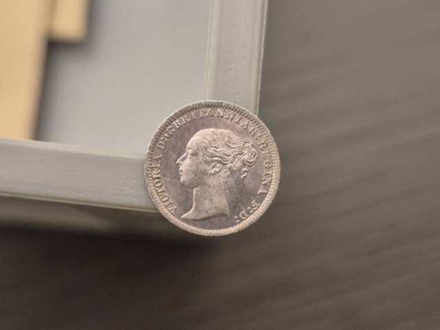 1883 United Kingdom Victoria Maundy Penny Silver