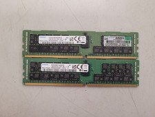 Samsung 64gb 2 x 32GB 2Rx4 PC4 2666v RB2 12 server ram used tested
