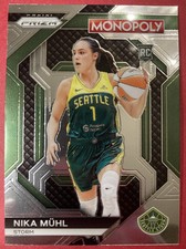 2024 Prizm Monopoly WNBA Basketball #WNBA26 Nika Muhl RC Storm Rookie