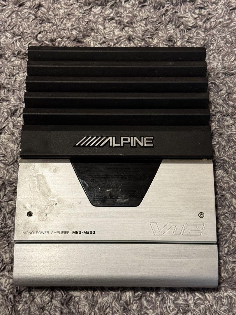 Alpine Mrd-M300 Mono Power Amplifier With Bass Engine Function | eBay