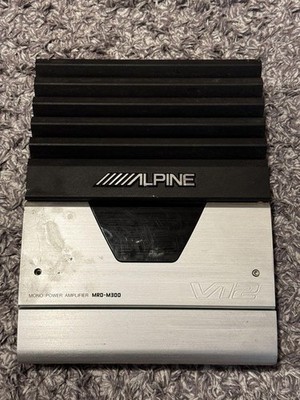 ALPINE MRD-M300 600W モノパワーアンプ Alpine Mrd-M300 Mono Power Amplifier With Bass Engine Function | eBay
