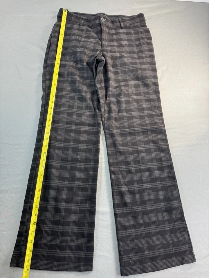 Pantalón Lee Para Mujer Flex Motion Calce Regular Tiro Medio Negro Cuadros 8 Mediano Foto 2 de 4