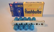 Vintage M2B General Electric Flashbulbs in Original Packaging 9 Bulbs