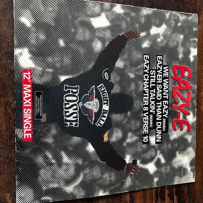 Eazy-E We Want Eazy 12'' Maxi Single Vinyl Remixes Ruthless Records VL57110 1989