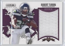 2012 Rookies & Stars Rookie Crusade Purple Materials 36/49 Robert Turbin #26 0b2