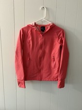 All In Motion Girls Large Pink Jacket Waterproof Hooded Spring Coat F6