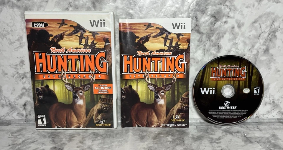 Nintendo Wii Videojuegos de Tiro y Caza Surtido Lote de 3 piezas Cabela’s Foto 4 de 4