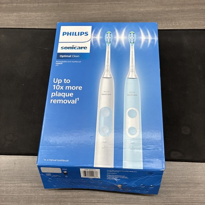 #ad Philips Sonicare Optimal Clean Electric Toothbrush 2 Pack – Open Box $39.99