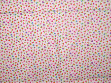 Tiny bright flowered Calico Cotton Fabric 1 yd. X 45