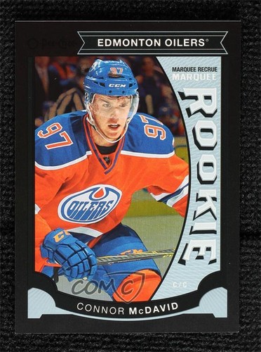 Connor McDavid [Rainbow Foil Black] #U11 2015 O-Pee-Chee Update card