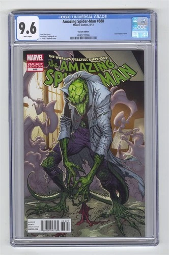Amazing Spider-Man #688 CGC 9.6 J. Scott Campbell Lizard Variant Scarce!