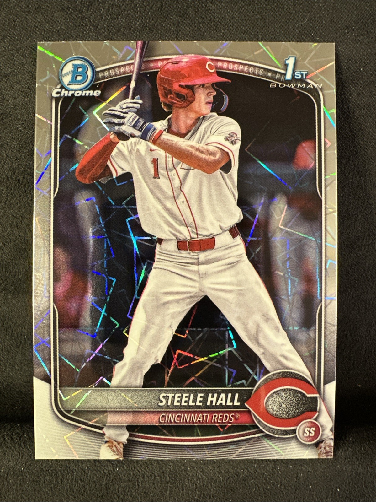 2025 Bowman Draft- Chrome Steele Hall BDC-20 Lazer Refractor (RC)