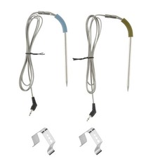 2 Pack Meat Probe Replacement, 2.5MM Plug Temperature Probe Replacement for Webe