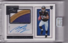 Panini NFL One 2019 No. 119 Miles Boykin Rookie Patch On-Card Auto 3/99