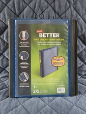 Staples Better Mini 1-inch D 3-ring View Binder Blue