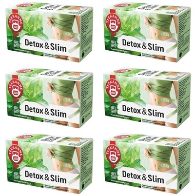 TEEKANNE - Detox&Slim - Natur Kräuter Tee - 6 x 20 Teebeutel - Bild 1 von 4