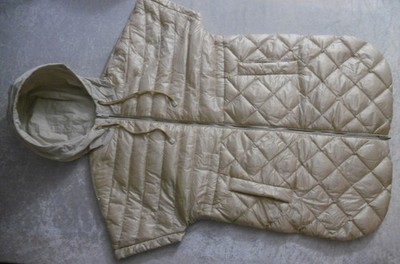 Wende-Stepp-Weste PESERICO  Gr40 Daunen elfenbein Kapuze made in Italy hoher NP!