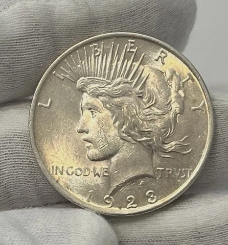 1923 P Peace Dollar - BU uncirculated 90% Silver Coin