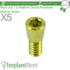 X5 Multi Unit 1.6 Platform Dental Prosthetic MULink Screw Retained Restorations