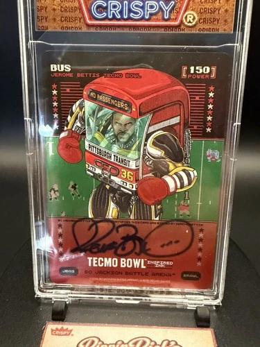 Bo Jackson Battle Arena BUS Jerome Bettis Inspired Ink Auto Brawl POWER 150
