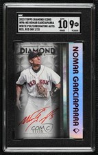 2023 Diamond Icons White Polychromatink 1/15 Nomar Garciaparra SGC 9 Auto uk2