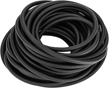 Latex Rubber Tubing, 3/8In OD 1/4In ID Slingshot Rubber Bands Black Surgical