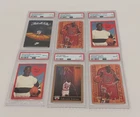 Michael Jordan (6) Card Lot PSA 9 8's 7's & 6 Cards Nike Flair Skybox