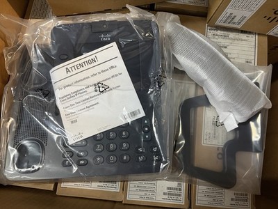 Lot of 5 New Cisco CP-8945-K9 Unified IP Phone Grey