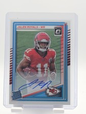 JALEN ROYALS 2025 DONRUSS OPTIC RATED ROOKIE RC AUTO ROYALS /350 #251 Q1492