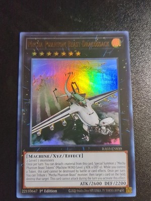 Mecha Phantom Beast Dracossack (UR) RA03-EN039 Quarter Century Bonanza 1st...