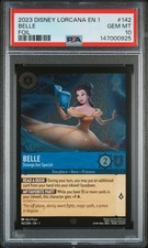 2023 DISNEY LORCANA EN 1-THE FIRST CHAPTER BELLE - STRANGE BUT SPECIAL PSA 10
