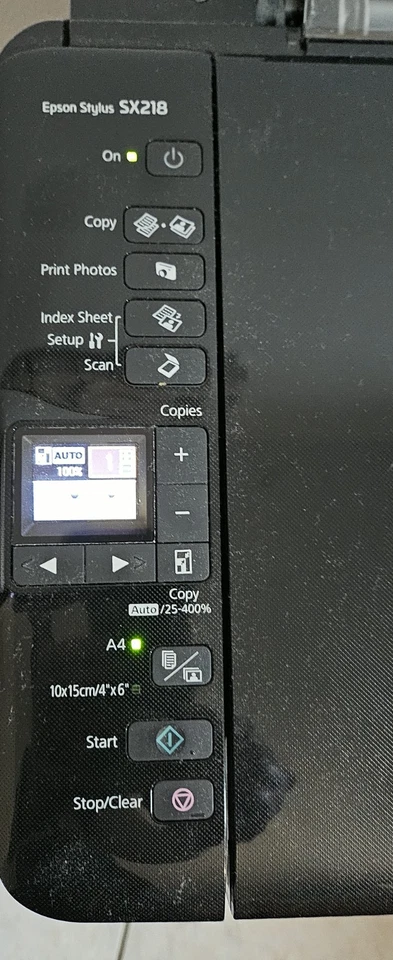 Stampante Epson Stylus SX218 - Immagine 4 di 4