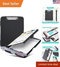Portable 8.5x11 Clipboard with Storage  Ergonomic Design - Perfect for Offices