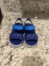 Crocs Crocband Sandals Kids Toddler Cerulean Blue Ocean Size C9/ C 9Waterproof