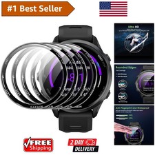 Garmin Forerunner 970/570 Screen Protector 4-Pack: Shockproof 9H Tempered Glass