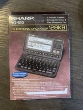 SHARP ZQ-6200 128KB ELECTRONIC ORGANIZER PERSONAL POCKET PC CALCULATOR