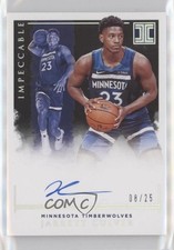 2019-20 Impeccable Rookie Signatures Holo Silver 8/25 Jarrett Culver Auto 01l2