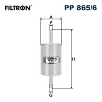 Kraftstofffilter Filtron PP 865/6 Leitungsfilter FüR Ford Ecosport Ecoboost