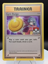 Pokemon TCG: XY Black Star Promo XY208: Gym Badge Sabrina Marsh Badge Holo (LP-) on eBay