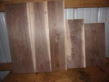 5 PC WALNUT LUMBER WOOD KILN DRIED BOARDS 7/8" THICK LOT F322F FLAT CLEAR