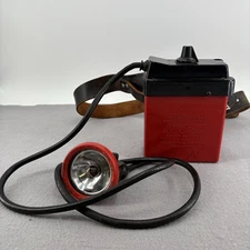 VINTAGE Nite Lite NL682 Head Lamp Battery  Mining Coon Hunting Head Lamp