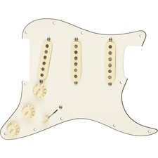 Parafango Pickguard Strat pre-cablato, Texas Special SSS pergamena - bobina singola