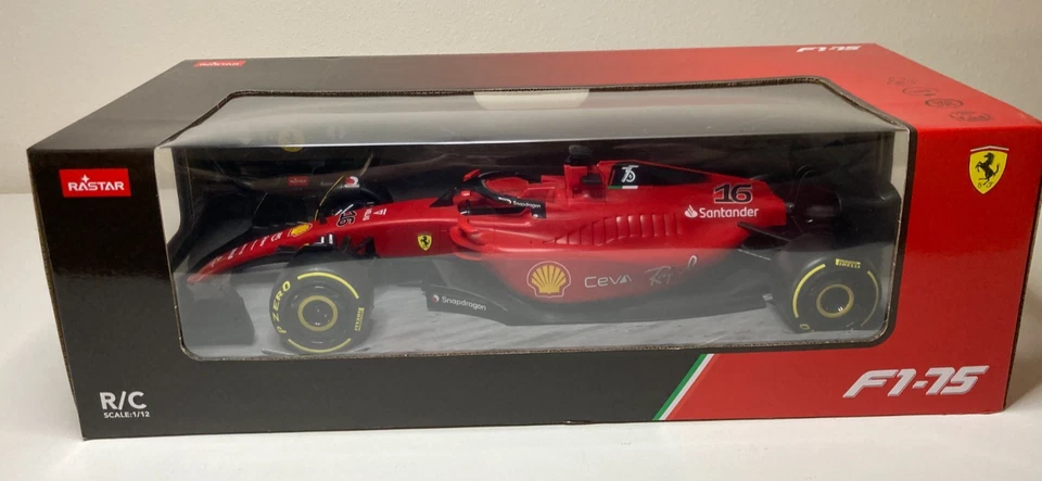 Rastar 1:12 Ferrari F1-75 Remote Control Model Car Ferrari F1 RC Racing Car NEW - Image 2 of 4
