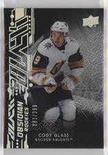 2019-20 SPx UD Black Obsidian Rookies 81/299 Cody Glass #R-CG au7